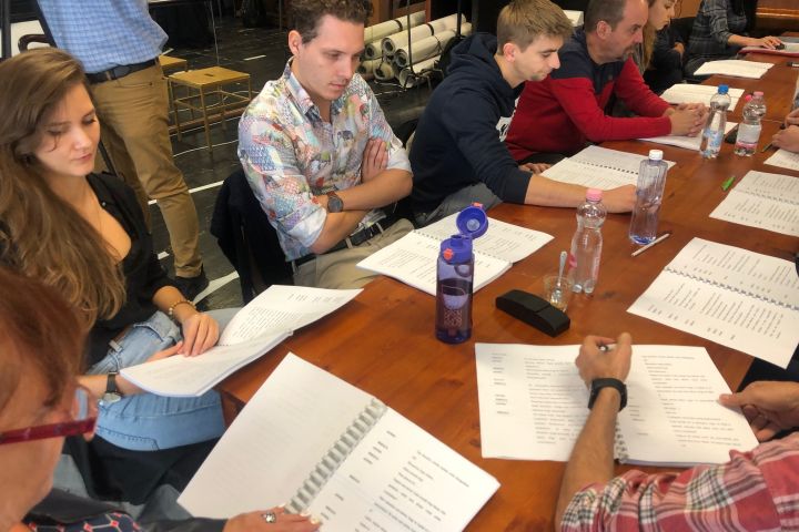 Megtartottuk az Utas és holdvilág című előadásunk olvasópróbáját