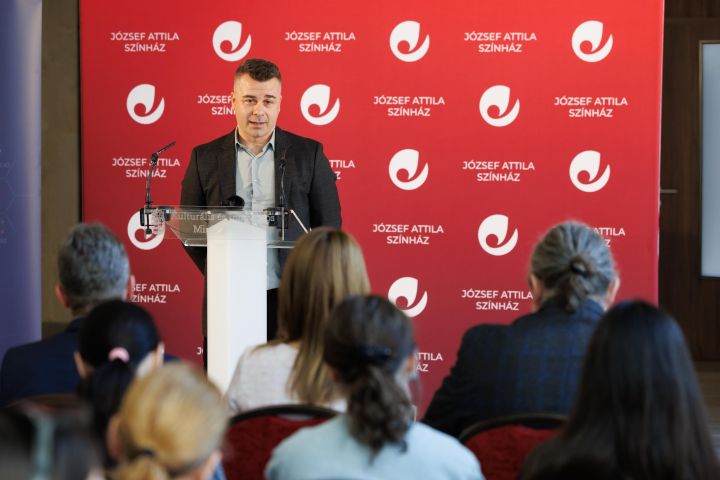 Kirják Róbert, a nyíregyházi Móricz Zsigmond Színház igazgatója, a Vidéki Színházigazgatók Egyesületének elnöke