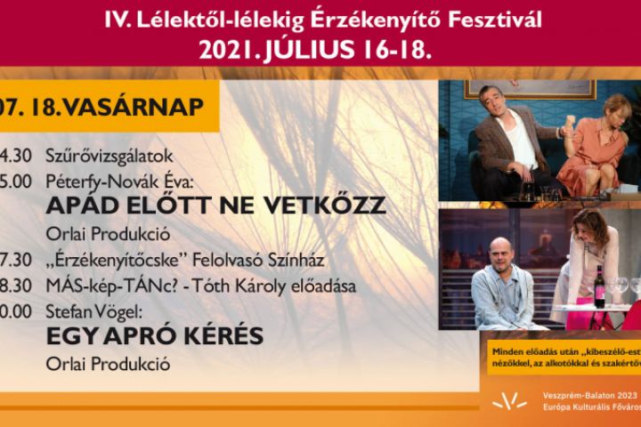 Színházi élményekkel lelkünk egészségéért!