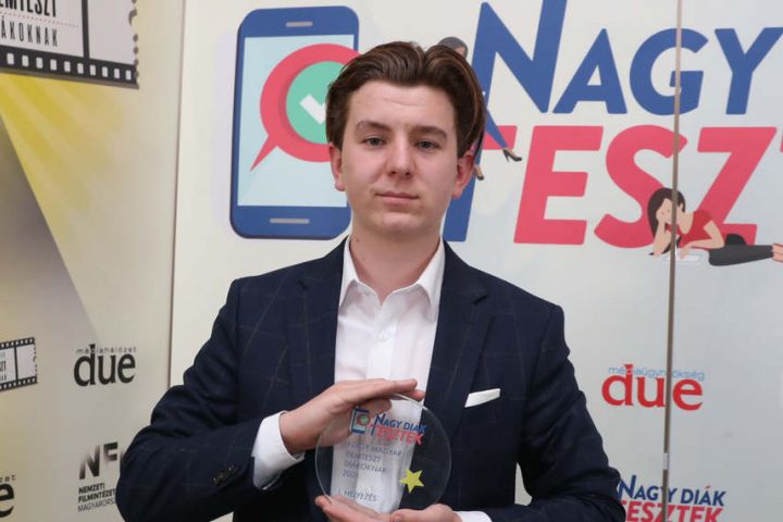 A Győri Nemzeti Színház színésztanonca nyerte az országos filmversenyt