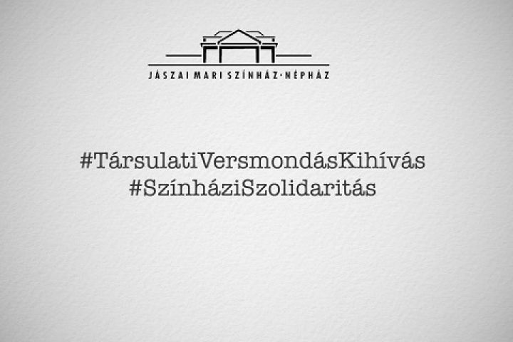 #TársulatiVersmondásKihívás #SzínháziSzolidaritás