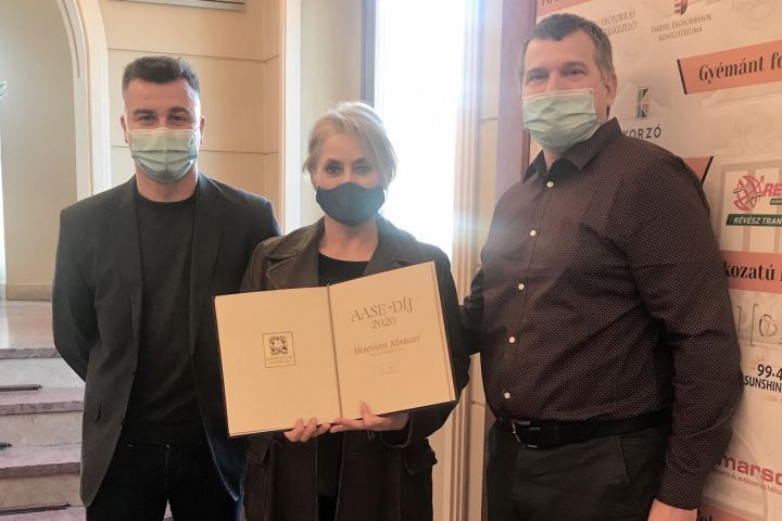 Horváth Margit átvette az Aase-díjat!