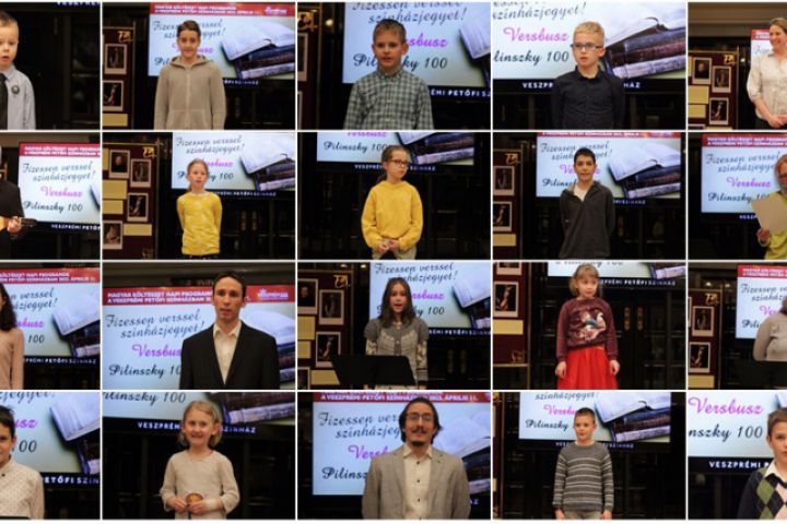 A magyar költészet szeretetével árasztotta el a várost a Veszprémi Petőfi Színház!