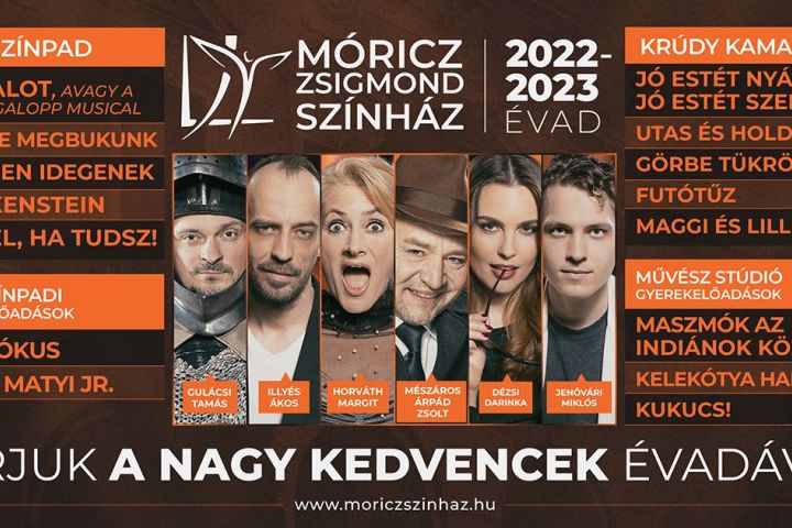 Már mindenki számára elérhetőek a Móricz Zsigmond Színház bérletei!