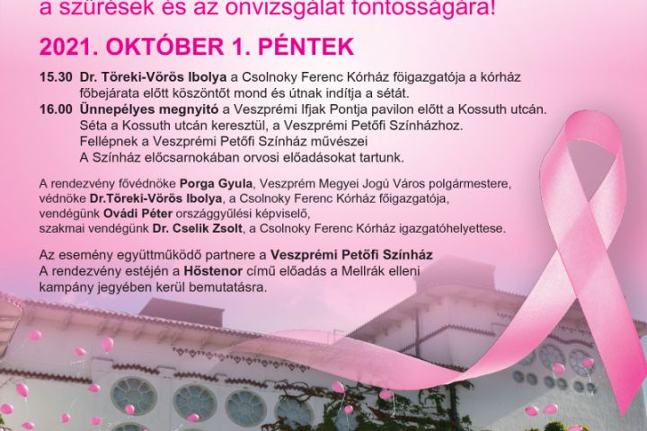 Tizedik alkalommal kerül megrendezésre a Séta a nők egészségéért! esemény