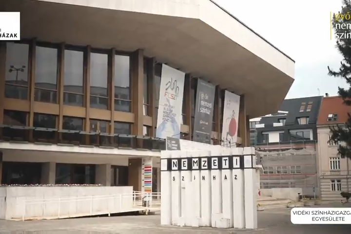 Nyári Dia és H. Varga Tamás a Győri Nemzeti Színház Evita című előadásán jártak!