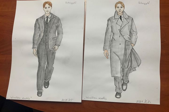 Váratlan vendég díszlet- és jelmezterv elfogadás