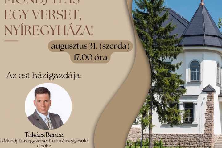 MONDJ TE IS EGY VERSET, NYÍREGYHÁZA!