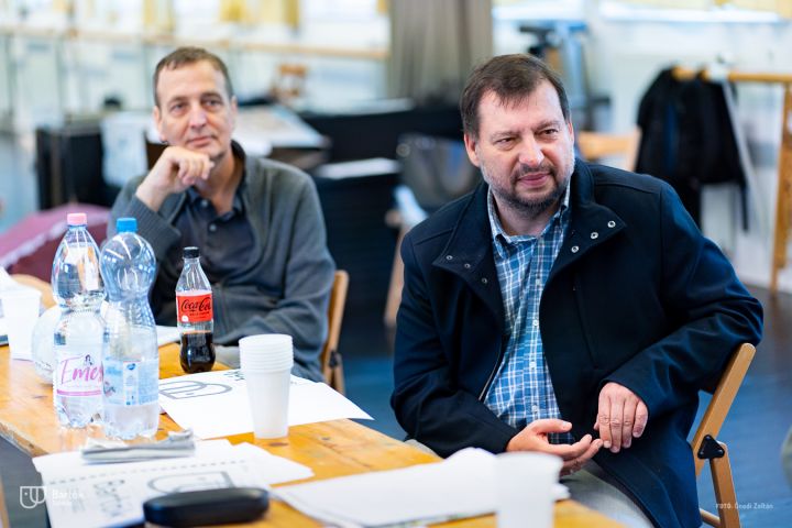 Nagy Ervin és Koltai Róbert a Bartók Kamaraszínházban - Elkezdődtek a Hamlear próbái Dunaújvárosban